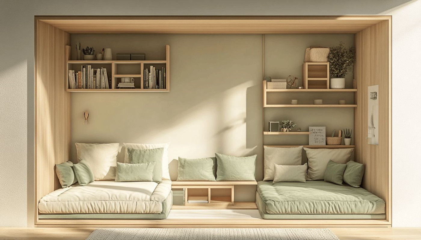 Aménagement petit espace techniques d'optimisation pour un intérieur pratique