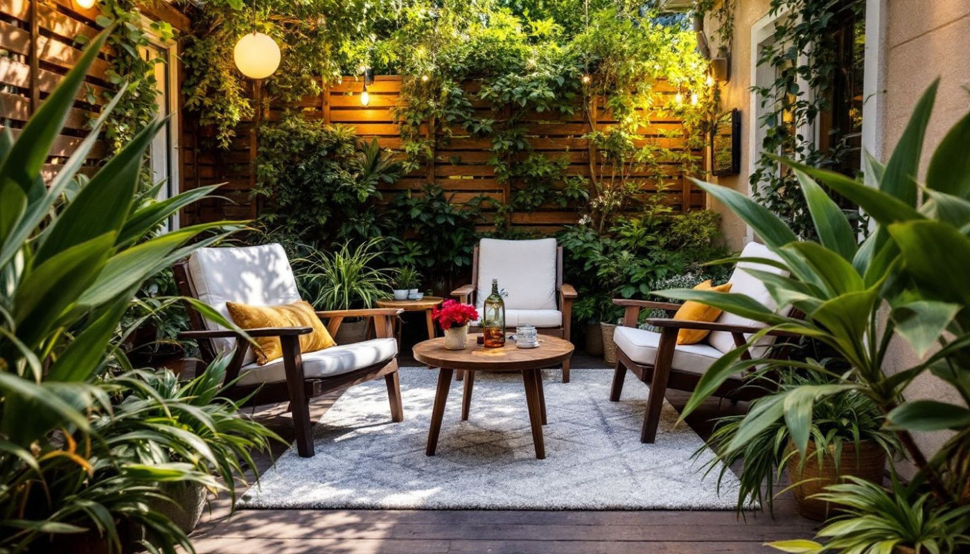 Comment aménager un petit espace extérieur astuces et idées créatives pour optimiser votre jardin ou balcon