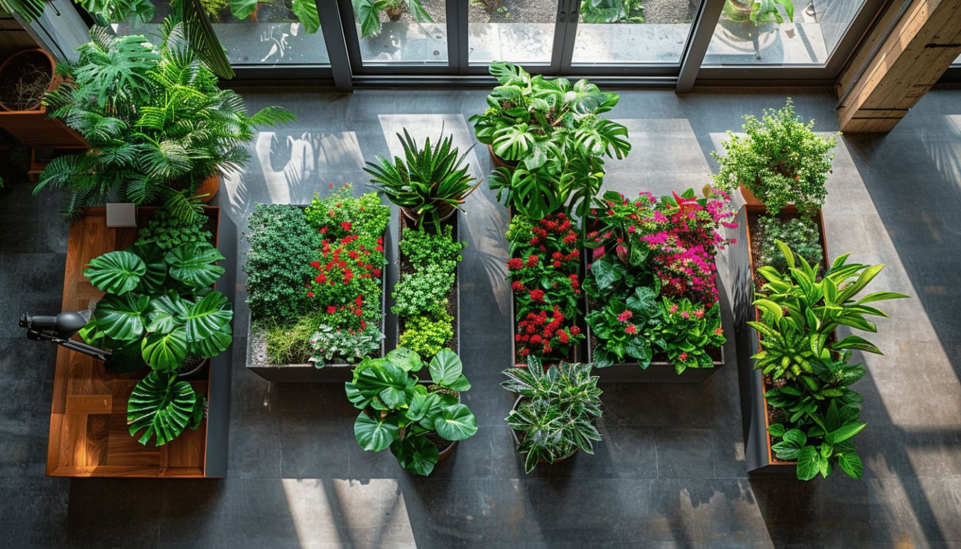 Création d'un jardin intérieur quelles plantes choisir pour purifier l'air