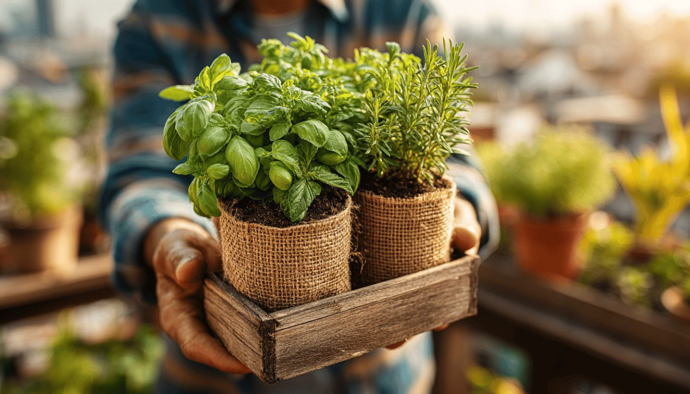 Guide pour la culture de plantes aromatiques en pots