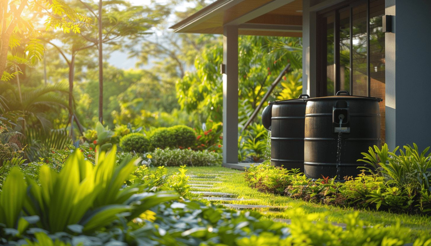 Récupération de l'eau de pluie systèmes et intégration dans votre jardin ou maison